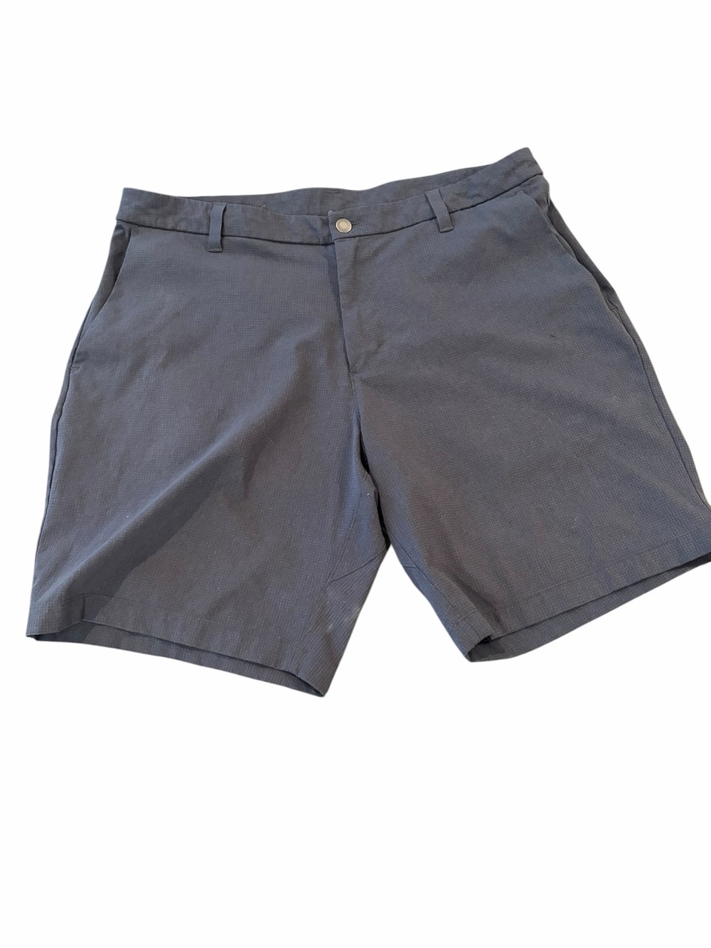 Lululemon‎ Commission Chino Shorts Men’s 38 Charcoal Gray Textured 9” Inseam